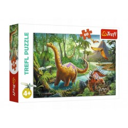 puzzle 60 elementów dla miłośników dinozaurów