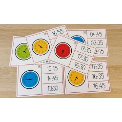 karty pracy do pobrania zegary klamerkowe nauka godzin