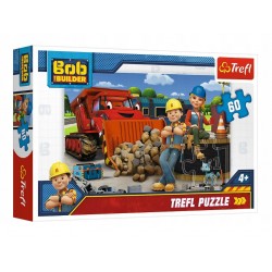 bob budowniczy 60 elementowe puzzle Trefl
