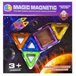 klocki z magnetycznym połączeniem do zabawy i ćwiczenia wyobraźni