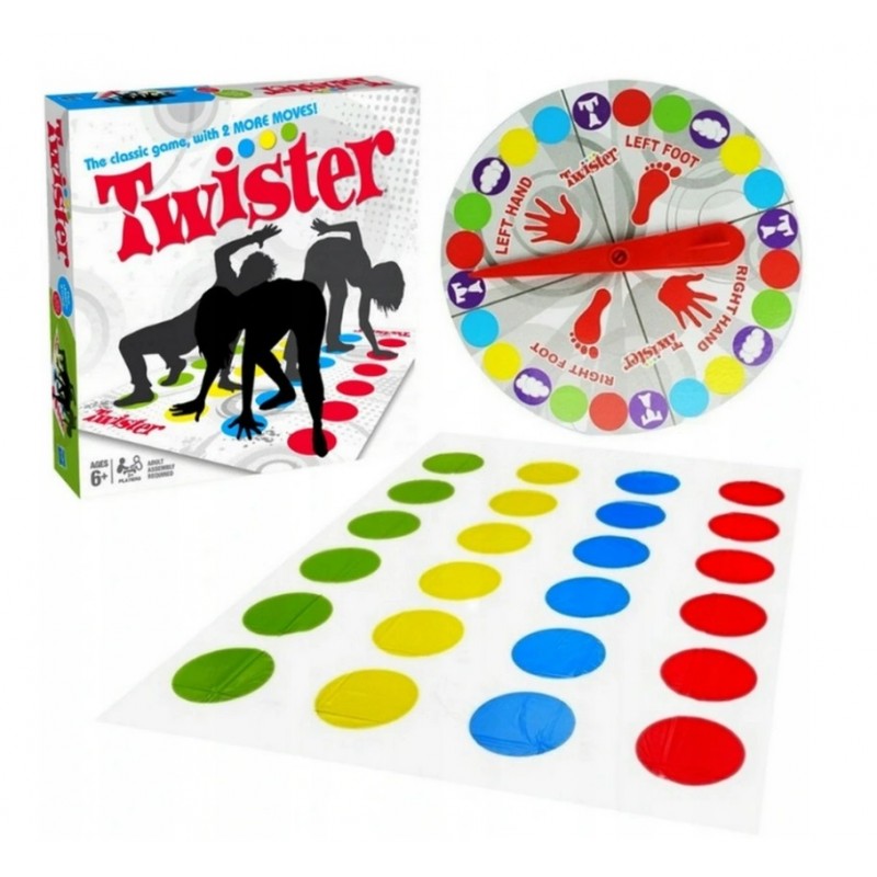 kultowa gra twister z dużą matą