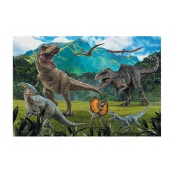 puzzle 100 elementowe dinozaury park jurajski