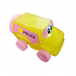 slime w kształcie samochodu policyjnego