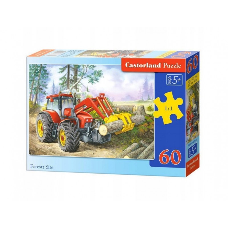 puzzle z traktorem