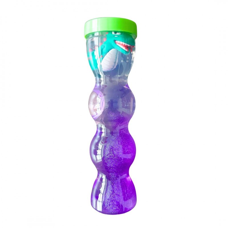 kolorowy slime z figurką dinozaura - brelokiem kolorowy slime z figurką dinozaura - brelokiem