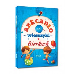 książka w twardej oprawie zawierająca wierszyki o literach